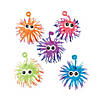 Two-Tone Spike Ball YoYos with Eyes - 12 Pc. Image 1
