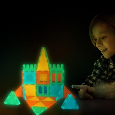 Tytan Toys Glow In The Dark Magnetic Tiles V2 - 60pcs Image 1