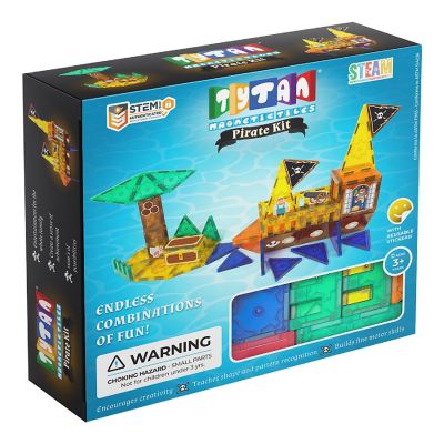 Tytan Toys Magnetic Tiles Pirate Ship Kit Image 1