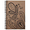 UCreate Create Your Own Cover Sketch Diary, Natural Chip Cover, 9" x 6", 50 Sheets, Pack of 6 Image 3