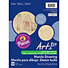 UCreate Drawing Paper, Manila, Standard Weight, 9" x 12", 50 Sheets Per Pack, 12 Packs Image 1