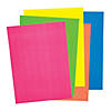 UCreate Premium Neon Art Paper Pad, 5 Assorted Colors, 9" x 12", 50 Sheets, Pack of 3 Image 2
