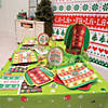 Ugly Sweater Party Sweater-Shaped Paper Dessert Plates - 8 Ct. Image 1