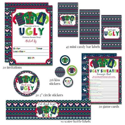 Ugly Sweater Sticker Bundle 429pc. by AmandaCreation Image 1