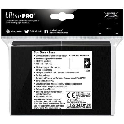 Ultra Pro: Eclipse Standard Deck Protector Sleeves - Pro Gloss 100ct Image 2