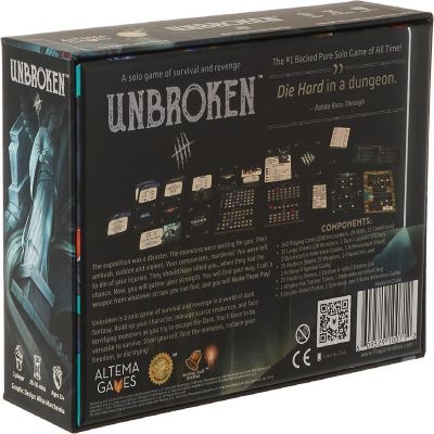 Unbroken - A Solo Card Game of Survival and Revenge Image 1