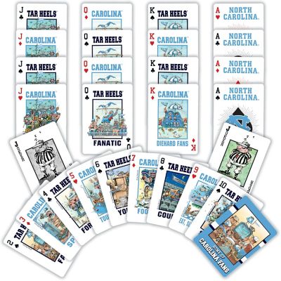 UNC Tar Heels Fan Deck Playing Cards - 54 Card Deck Image 2