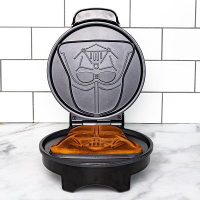 Uncanny Brands Darth Vader Waffle Maker- The Sith Lord On Your Waffles- Waffle Iron Image 2