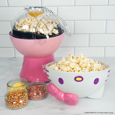 Uncanny Brands Hello Kitty Popcorn Maker - Kitchen Appliance Image 1