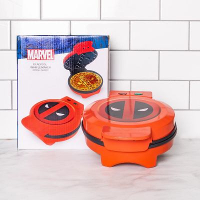 Uncanny Brands Marvel&#8217;s Deadpool Waffle Maker - Merc With a Mouth on Your Waffles- Waffle Iron Image 2