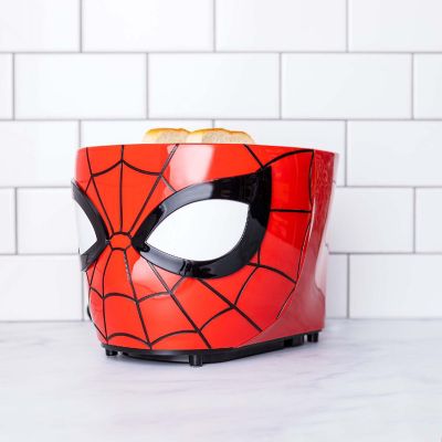 Uncanny Brands Marvel&#8217;s Spider-Man Deluxe Toaster &#8211; Toasts Spidey&#8217;s Mask On Your Bread Image 2