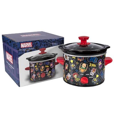 Uncanny Brands Marvel&#8217;s X-Men Kawaii 2qt Slow Cooker- Cook With Marvel Mutants Image 1