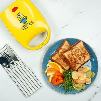 Uncanny Brands Minions Sandwich Maker - Small Kitchen Appliance Image 1