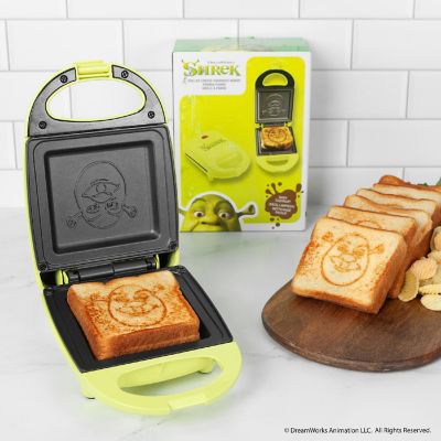 Uncanny Brands Shrek Sandwich Maker - Small Kitchen Appliance Image 3