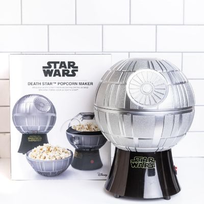 Uncanny Brands Star Wars Death Star Popcorn Maker - Hot Air Style with Removable Bowl Image 1