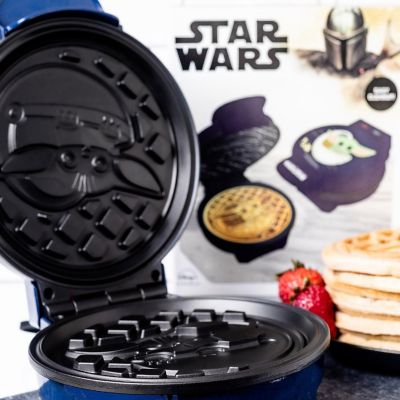 Uncanny Brands Star Wars The Mandalorian The Child Waffle Maker- Baby Yoda Waffles Image 3