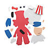 Uncle Sam Stand-Up Craft Kit - Makes 12 Image 1