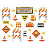 Under Construction Learning Zone Bulletin Board Set - 60 Pc. Image 1