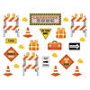Under Construction Learning Zone Bulletin Board Set - 60 Pc. Image 1
