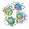 Under the Sea Glitter Mosaic Craft Kit - Makes 12 Image 1