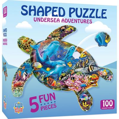 Undersea Adventures - 100 Piece Shaped Jigsaw Puzzle Image 1