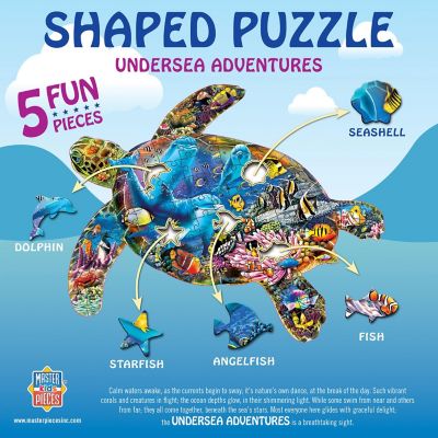 Undersea Adventures - 100 Piece Shaped Jigsaw Puzzle Image 3