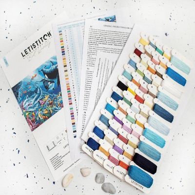 Underwater Ballet L8073 Counted Cross Stitch Kit Image 1