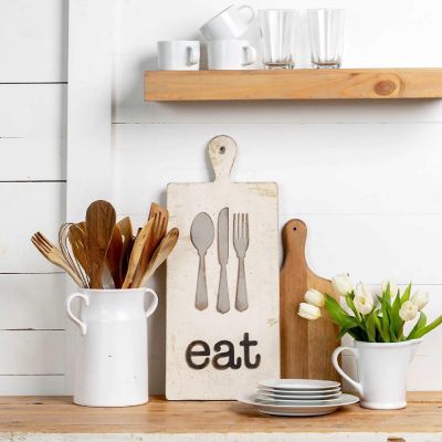 Unfinished Wood Co 6 inch LASER SILVERWARE 4PC Image 2