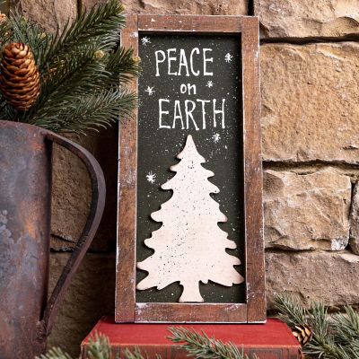 Unfinished Wood Co 7 inch Laser Fir Tree 4pc Image 3