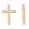 Unfinished Wood Cross Beads - 100 Pc. Image 1