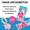 Unicorn Candy Bracelets Valentine Exchanges for 12 Image 1