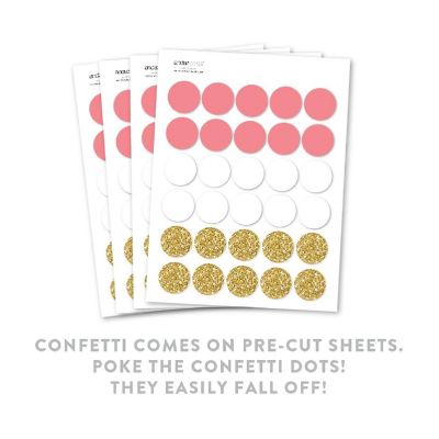 Unicorn Confetti Decor 180-Pack Image 1