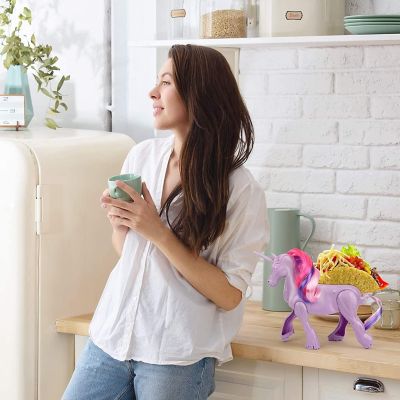 Unicorn Magic Sculpted Taco &amp; Snack Holder Image 3