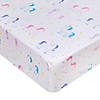 Unicorn Microfiber Fitted Crib Sheet Image 1