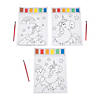 Unicorn Paint Activity Sheets - 12 Pc. - Less Than Perfect Image 1
