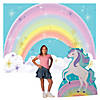 Unicorn Party Rainbow Backdrop Kit - 2 Pc. Image 1