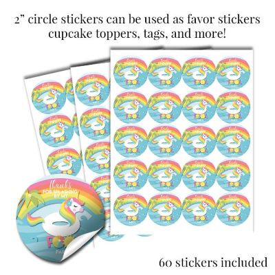 Unicorn Pool Float Sticker Bundle 429pc. by AmandaCreation Image 2