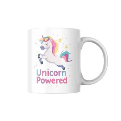 Unicorn Powered Mug by Dancing Littles Jungle Image 1