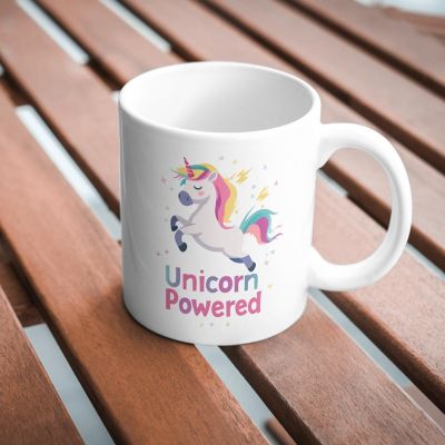 Unicorn Powered Mug by Dancing Littles Jungle Image 2