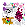 Unicorn Pumpkin Decorating Craft Kit - Makes 6 Image 1