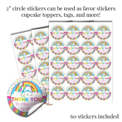 Unicorn Roller Skating Sticker Bundle 429pc. by AmandaCreation Image 2