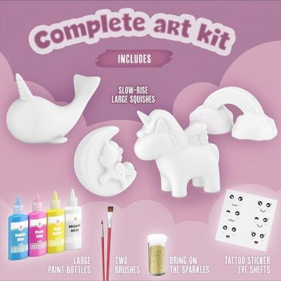 UNICORN SQUISHIES PAINT KIT Image 1
