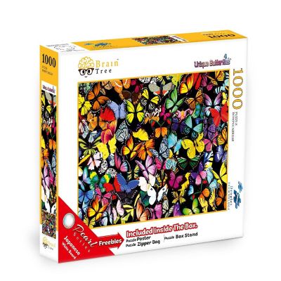 Unique Butterflies Jigsaw Unique Puzzles for Adults - Premium Quality - 1000 Pieces Image 1