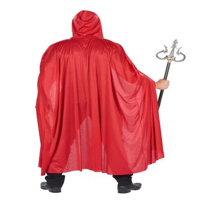 Unisex Hooded Adult Costume Cape  Red Image 1