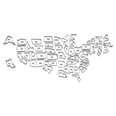 United States 51 Piece Cookie Cutter Set Image 1