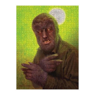 Universal Monsters Wolfman 1000 Piece Jigsaw Puzzle Image 1