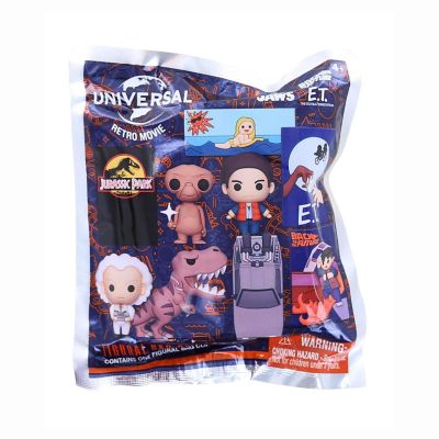 Universal Retro Movies 3D Foam Bag Clip  1 Random Image 1