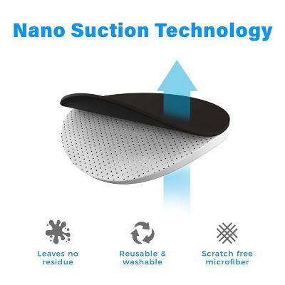 Universal Webcam Covers - No Residue Application, Safe Screen Closure - Dots and Bars, 7 Pieces - Black Image 2