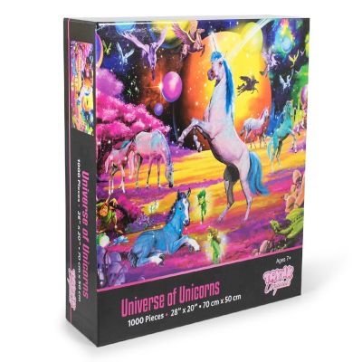 Universe of Unicorns Rainbow Fantasy Puzzle  1000 Piece Jigsaw Puzzle Image 1