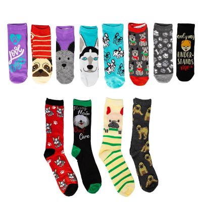 Unleash the Holiday Cheer Womens 12 Days of Socks in Advent Gift Box Image 1